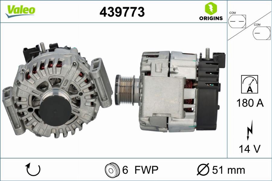 Valeo 439773 - Alternateur cwaw.fr