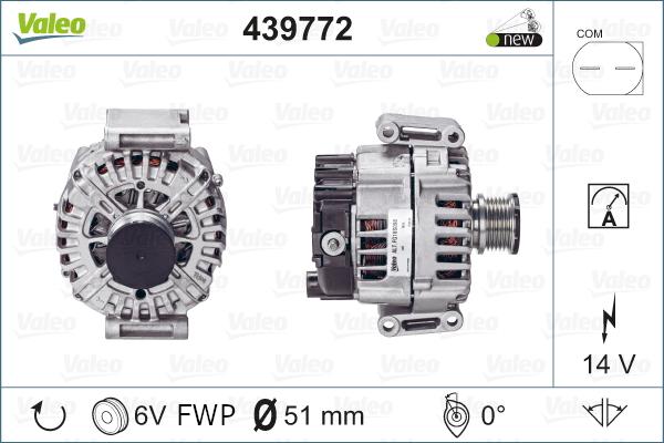 Valeo 439772 - Alternateur cwaw.fr