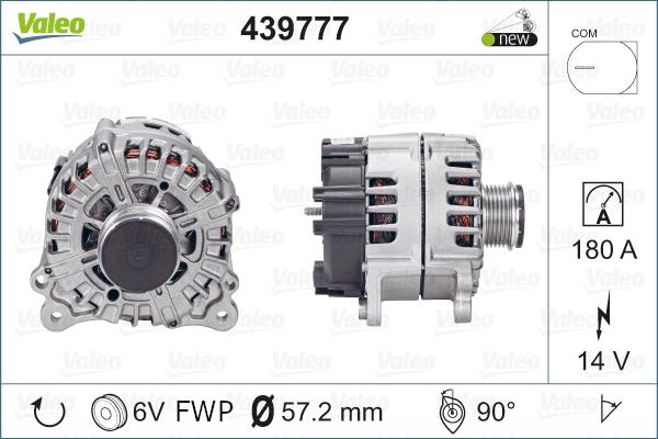 Valeo 439777 - Alternateur cwaw.fr