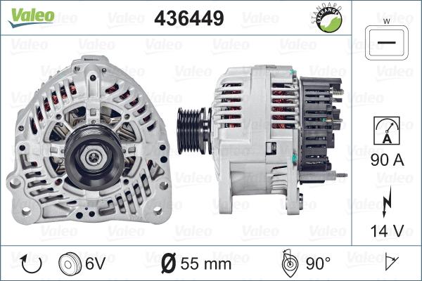 Valeo 436449 - Alternateur cwaw.fr