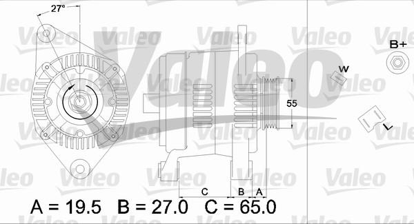 Valeo 436447 - Alternateur cwaw.fr