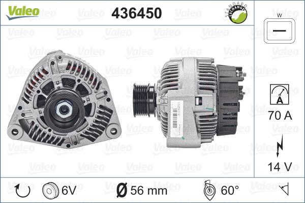 Valeo 436450 - Alternateur cwaw.fr