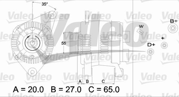 Valeo 436465 - Alternateur cwaw.fr