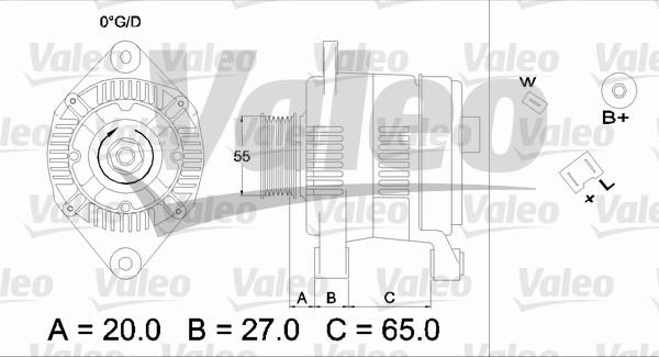 Valeo 436463 - Alternateur cwaw.fr