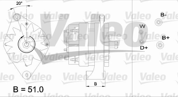 Valeo 436439 - Alternateur cwaw.fr