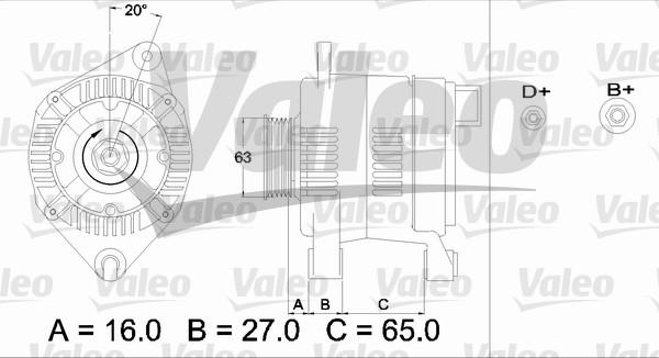 Valeo 436475 - Alternateur cwaw.fr