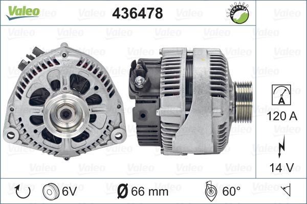 Valeo 436478 - Alternateur cwaw.fr