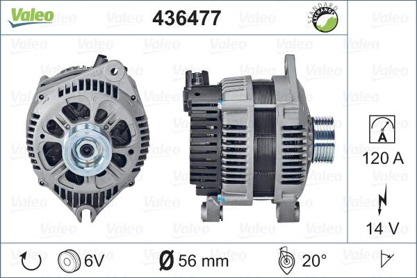 Valeo 436477 - Alternateur cwaw.fr