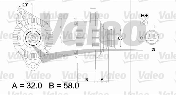 Valeo 436541 - Alternateur cwaw.fr