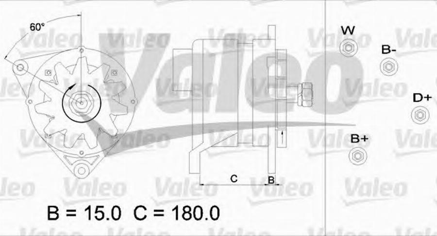 Valeo 436566 - Alternateur cwaw.fr