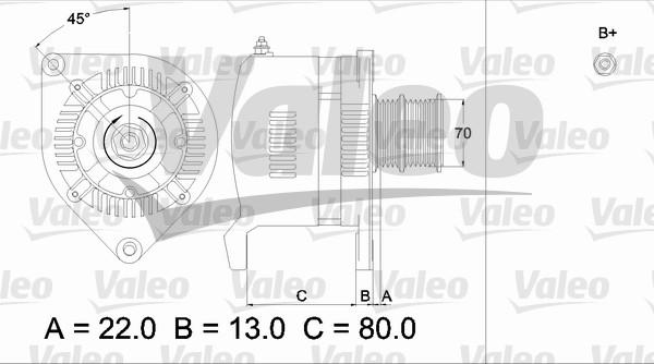 Valeo 436508 - Alternateur cwaw.fr