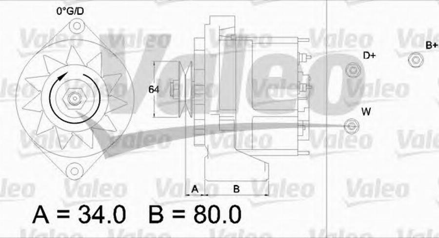 Valeo 436577 - Alternateur cwaw.fr