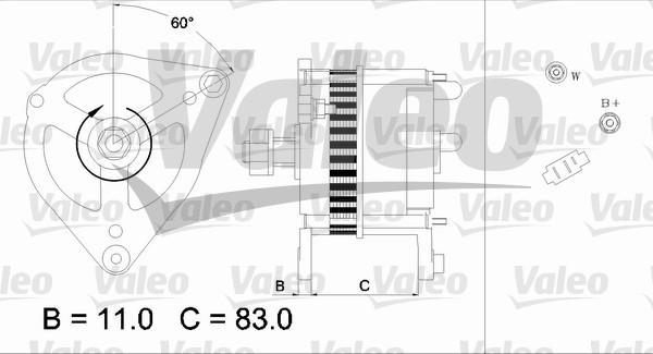 Valeo 436694 - Alternateur cwaw.fr