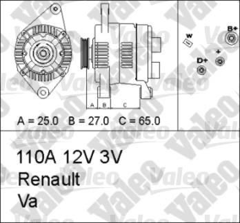 Valeo 436649 - Alternateur cwaw.fr