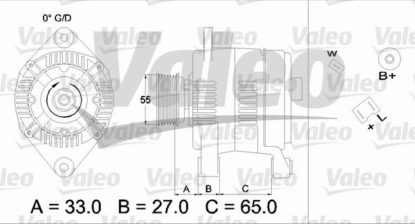 Valeo 436646 - Alternateur cwaw.fr