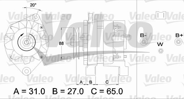 Valeo 436651 - Alternateur cwaw.fr