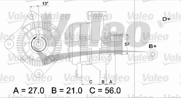 Valeo 436653 - Alternateur cwaw.fr