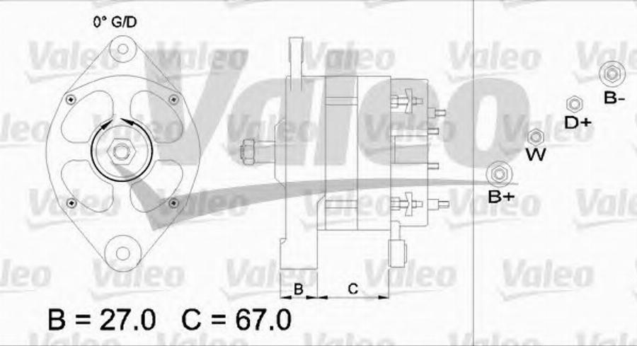 Valeo 436652 - Alternateur cwaw.fr