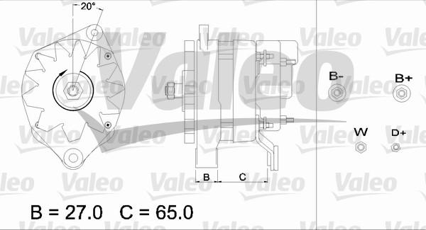 Valeo 436663 - Alternateur cwaw.fr