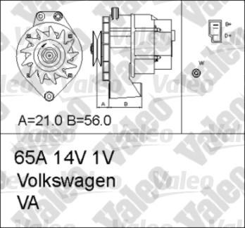 Valeo 436601 - Alternateur cwaw.fr