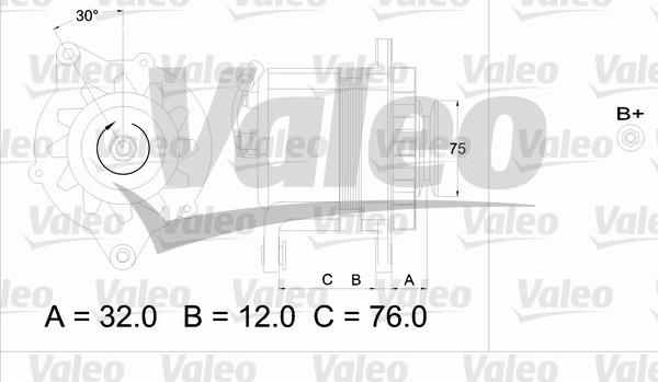 Valeo 436608 - Alternateur cwaw.fr