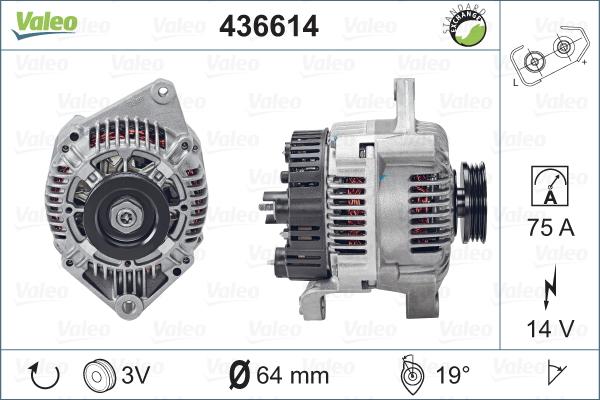 Valeo 436614 - Alternateur cwaw.fr