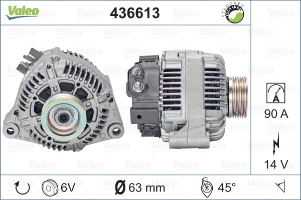 Valeo 436613 - Alternateur cwaw.fr