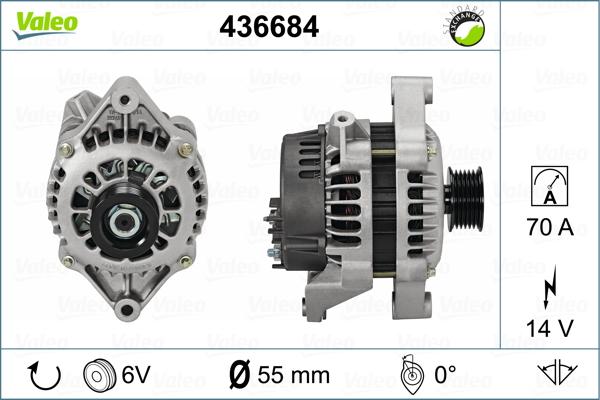 Valeo 436684 - Alternateur cwaw.fr