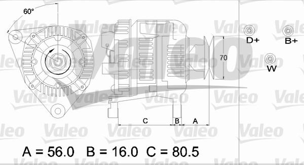 Valeo 436682 - Alternateur cwaw.fr