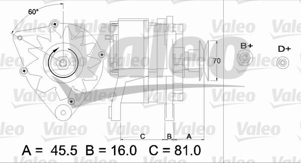 Valeo 436631 - Alternateur cwaw.fr