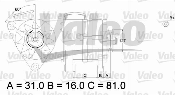 Valeo 436632 - Alternateur cwaw.fr