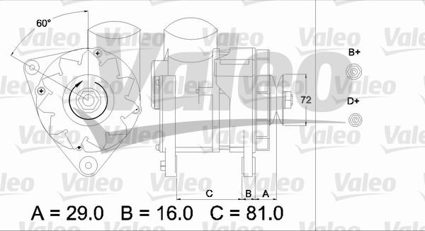 Valeo 436622 - Alternateur cwaw.fr