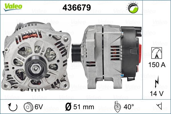 Valeo 436679 - Alternateur cwaw.fr