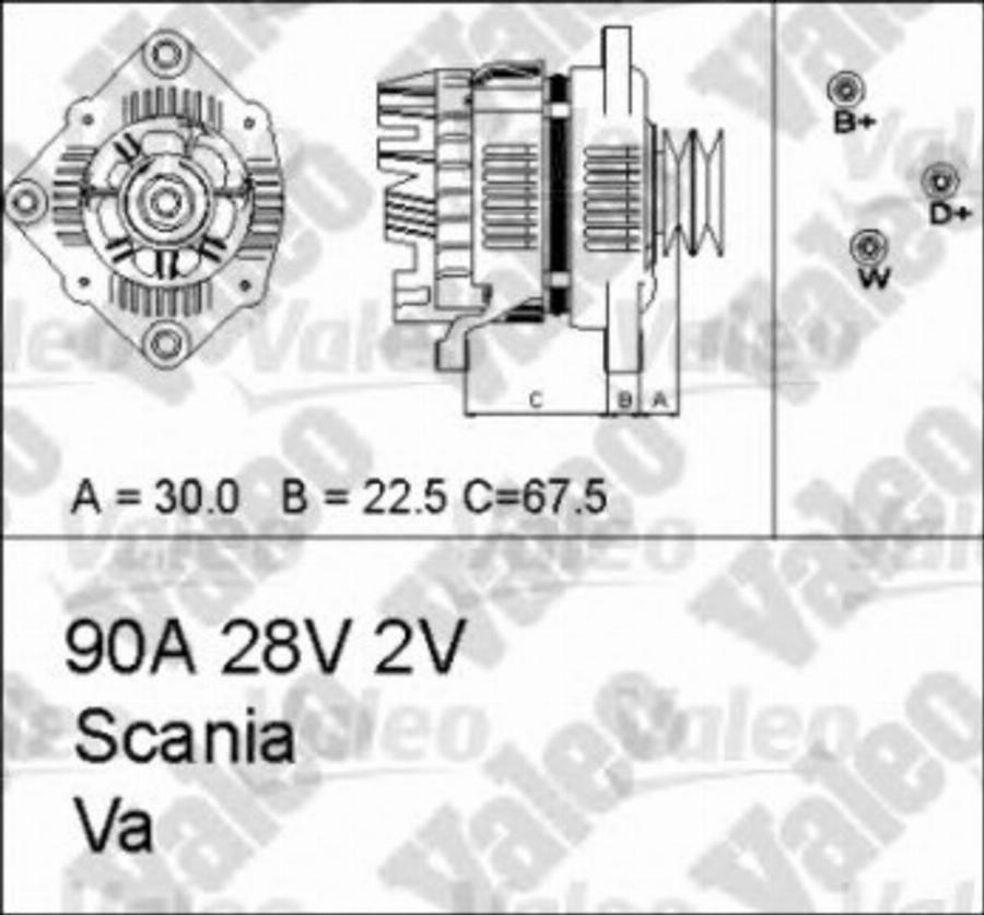 Valeo 436674 - Alternateur cwaw.fr