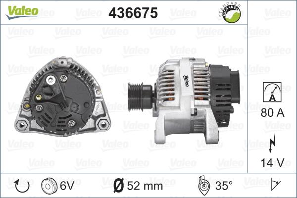 Valeo 436675 - Alternateur cwaw.fr