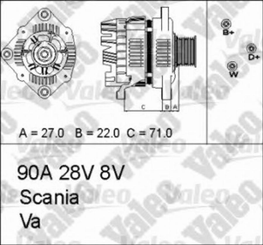 Valeo 436673 - Alternateur cwaw.fr