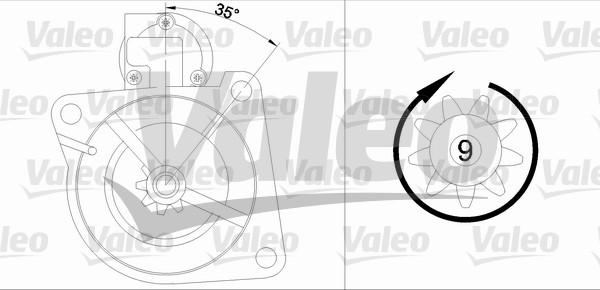 Valeo 436044 - Démarreur cwaw.fr