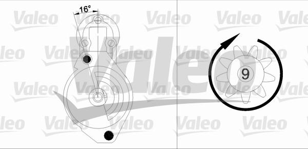 Valeo 436006 - Démarreur cwaw.fr