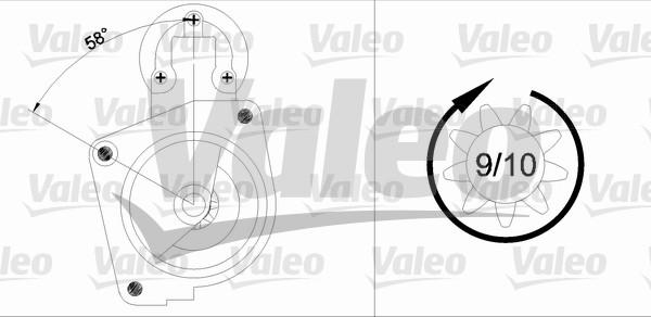 Valeo 436008 - Démarreur cwaw.fr