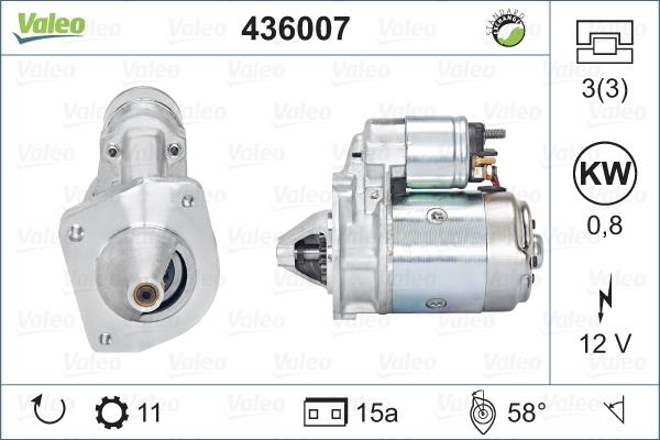 Valeo 436007 - Démarreur cwaw.fr