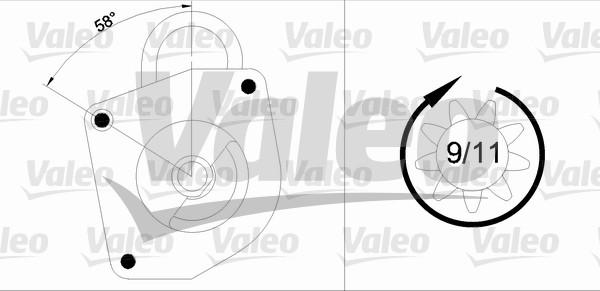 Valeo 436033 - Démarreur cwaw.fr