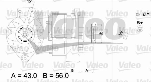 Valeo 436193 - Alternateur cwaw.fr