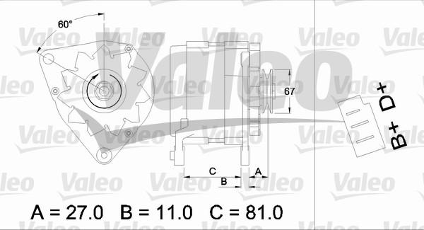 Valeo 436144 - Alternateur cwaw.fr