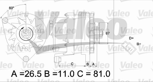 Valeo 436145 - Alternateur cwaw.fr