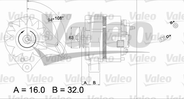 Valeo 436118 - Alternateur cwaw.fr