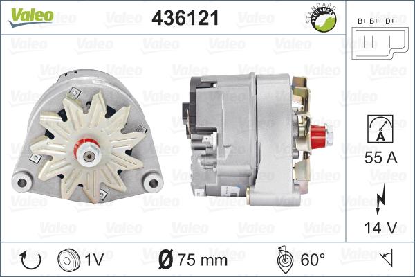 Valeo 436121 - Alternateur cwaw.fr