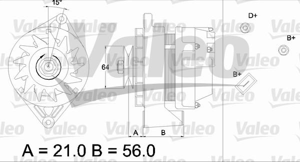 Valeo 436399 - Alternateur cwaw.fr