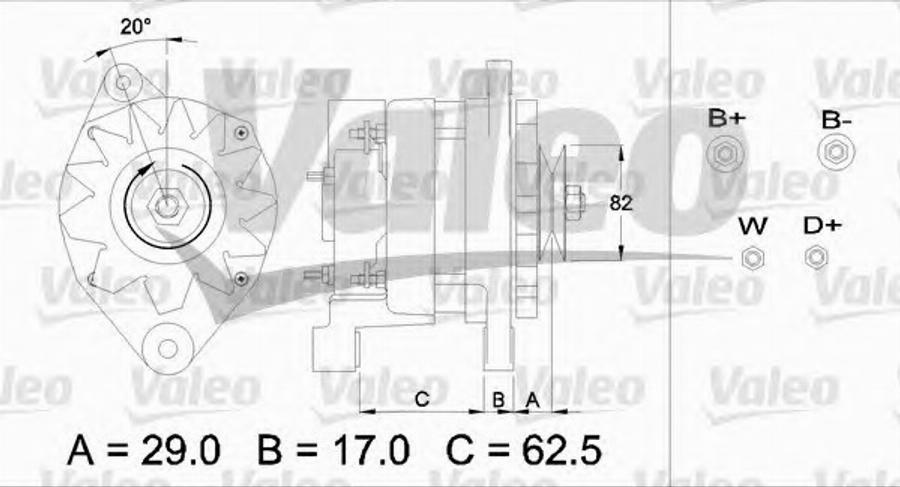 Valeo 436395 - Alternateur cwaw.fr