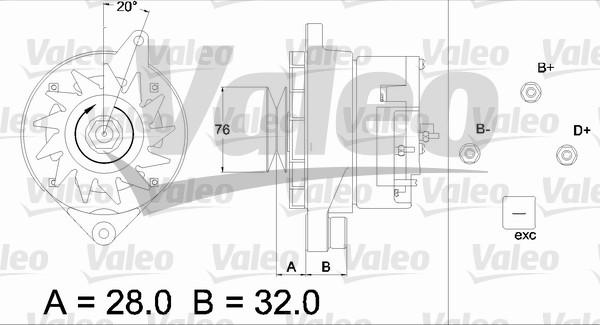 Valeo 436305 - Alternateur cwaw.fr