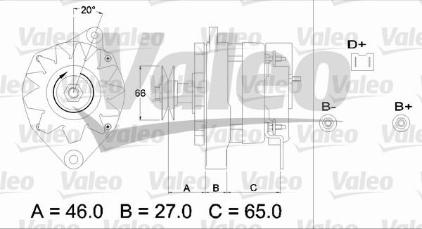 Valeo 436308 - Alternateur cwaw.fr